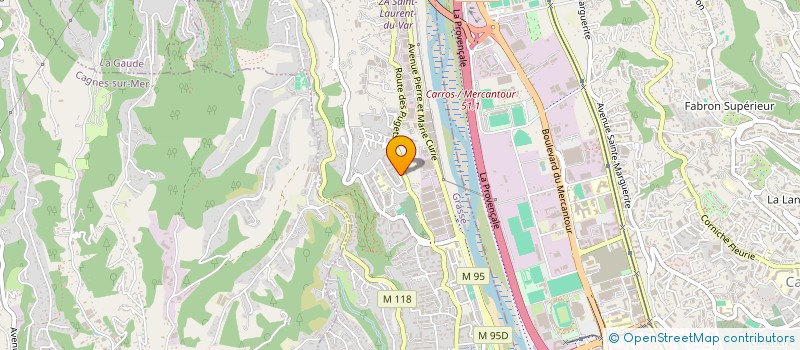 localisation de l'entreprise STE D EXPLOITATION DES ETABL VELASCO JEAN  SAINT-LAURENT-DU-VAR