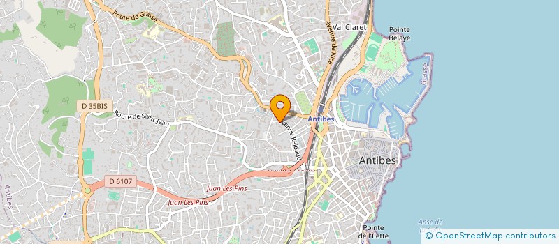 localisation de l'entreprise STE D'EXPLOITATION DES ETABLISS.ORTOLAN à ANTIBES