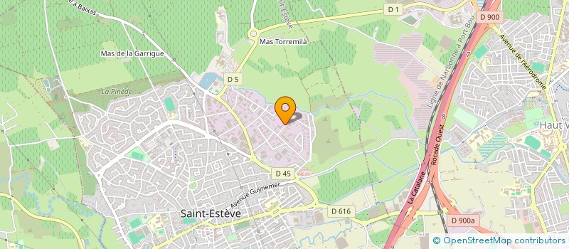 localisation de l'entreprise STE D'EXPLOITATION DES ETS BERNARD  SAINT-ESTEVE