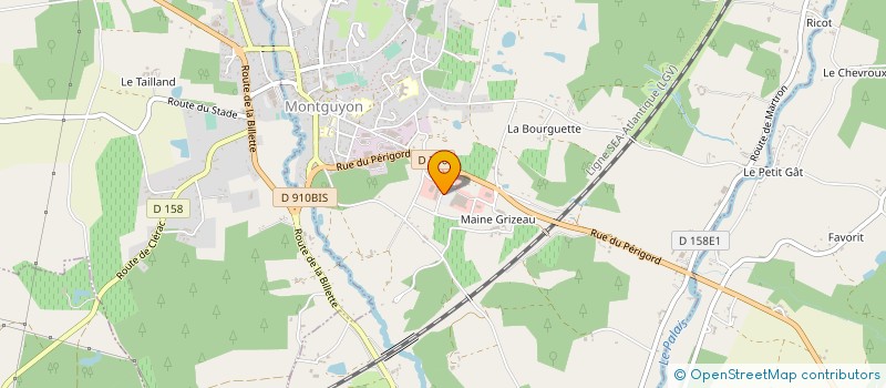 localisation de l'entreprise STE D'EXPLOITATION DES ETS CEYRAL  MONTGUYON