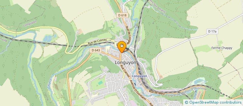 localisation de l'entreprise STE D'EXPLOITATION DES ETS GENIN ROBERT à LONGUYON
