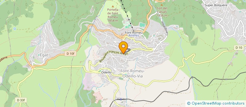 localisation de l'entreprise STE D'EXPLOITATION DES ETS GOBERT à FONT-ROMEU-ODEILLO-VIA