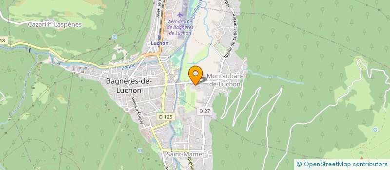 localisation de l'entreprise STE D'EXPLOITATION DES ETS LACORTE SARL à MONTAUBAN-DE-LUCHON