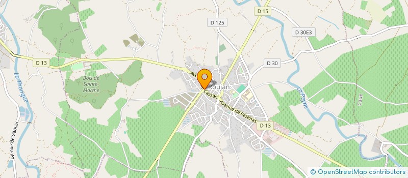 localisation de l'entreprise STE D EXPLOITATION DES ETS LAFITTE à ROUJAN