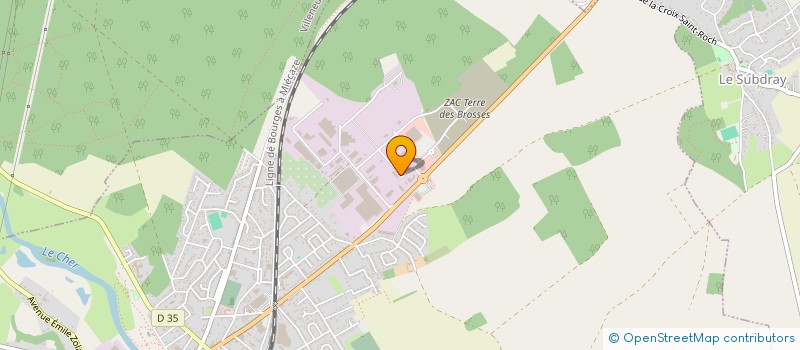 localisation de l'entreprise STE D EXPLOITATION DES ETS MARET à SAINT-FLORENT-SUR-CHER
