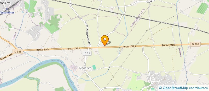 localisation de l'entreprise STE D EXPLOITATION DES ETS POQUET à RIVIERES