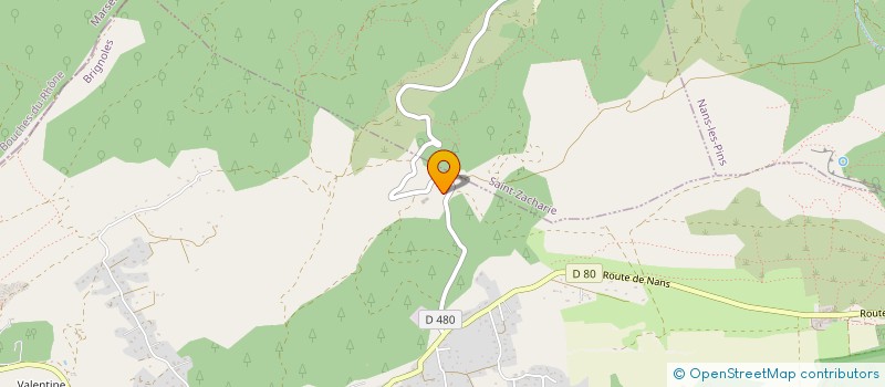 localisation de l'entreprise STE D'EXPLOITATION DES ETS TOULON à PLAN D'AUPS SAINTE BAUME