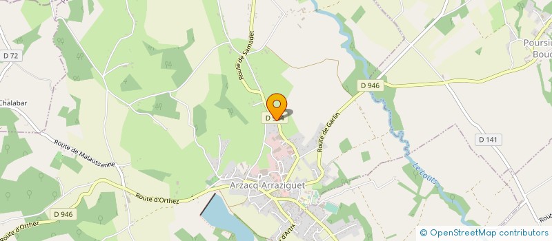 localisation de l'entreprise STE D'EXPLOITATION DES SALINES DE SALIES DE BEARN à ARZACQ-ARRAZIGUET