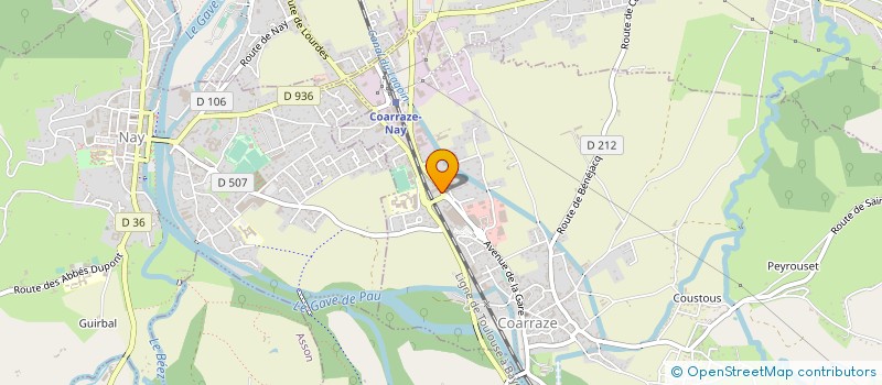 localisation de l'entreprise STE D'EXPLOITATION DU GARAGE FERRAN  COARRAZE