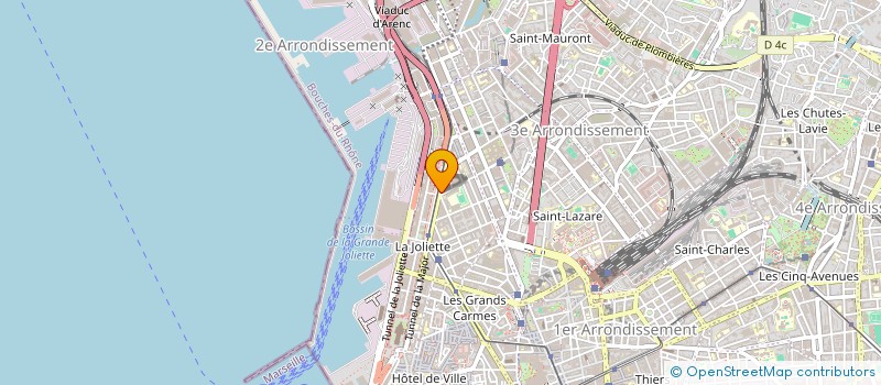 localisation de l'entreprise STE D'EXPLOITATION DU PARC EOLIEN LA PIECE DU ROI à MARSEILLE