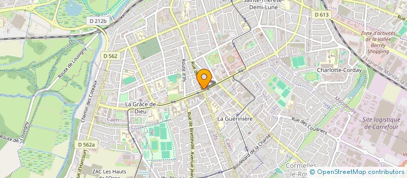 localisation de l'entreprise STE D'EXPLOITATION ELIPAT à CAEN