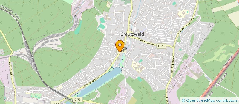 localisation de l'entreprise STE D EXPLOITATION ETS PAULUS à CREUTZWALD