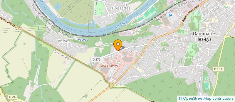 localisation de l'entreprise STE D'EXPLOITATION GARAGE DES VIVES EAUX à DAMMARIE-LES-LYS