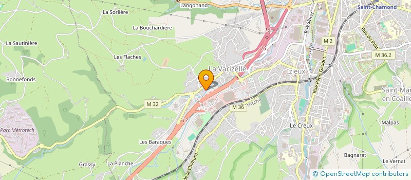 localisation de l'entreprise STE D'EXPLOITATION VARIPAP à SAINT-CHAMOND