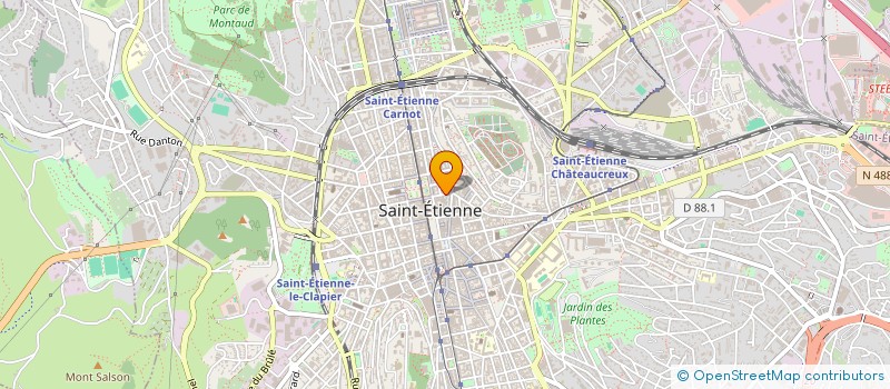 localisation de l'entreprise STE D'HERBORISTERIE DU FOREZ à SAINT-ETIENNE