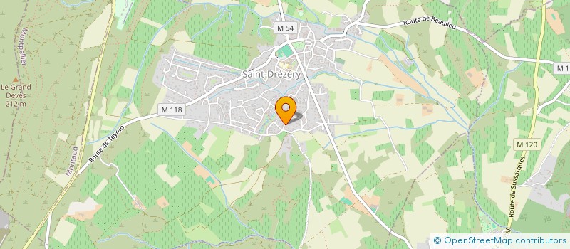 localisation de l'entreprise STE D INSTALLATION ELECTRIQUE  SAINT-DREZERY