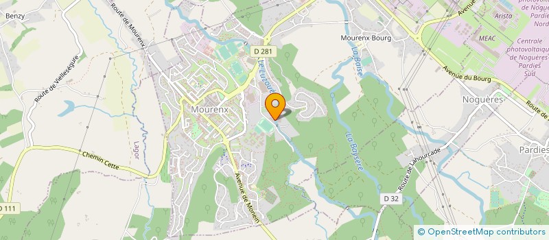 localisation de l'entreprise STE D'INSTALLATIONS INDUSTRIELLES ET DE MONTAGE D'AQUITAINE à MOURENX