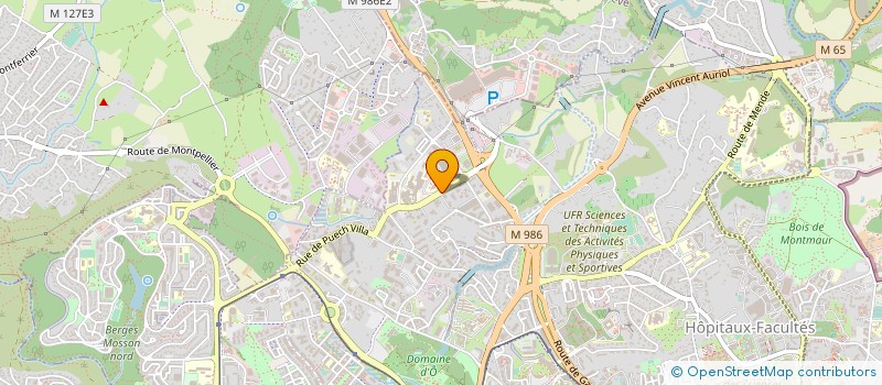localisation de l'entreprise STE D INVESTISSEMENT INITIALE SUD à MONTPELLIER