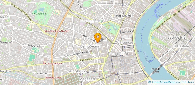localisation de l'entreprise STE D'INVESTISSEMENTS HOTELIERS & IMMOBILIERS à BORDEAUX