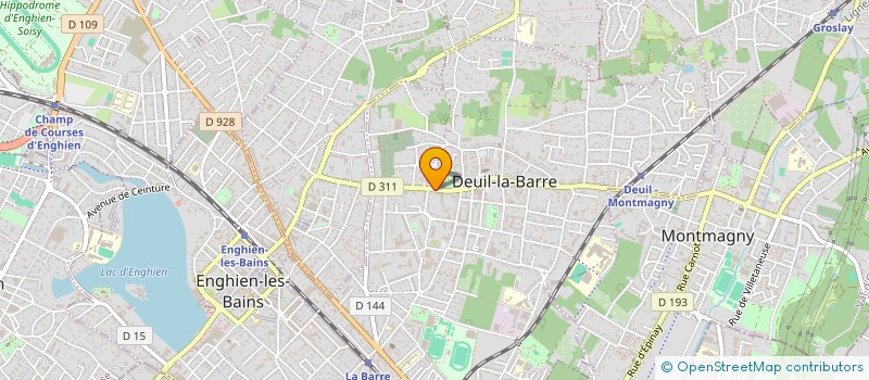 localisation de l'entreprise STE D OTOLOGIE PRATIQUE à DEUIL-LA-BARRE