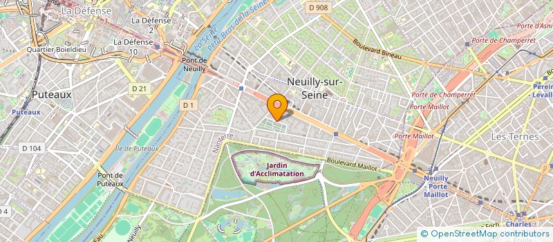 localisation de l'entreprise STE DANELCO à NEUILLY-SUR-SEINE