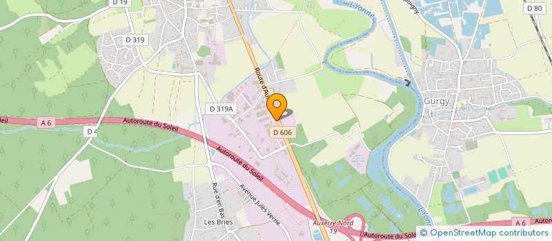 localisation de l'entreprise STE DANNY'S TRAVAUX BATIMENT à APPOIGNY