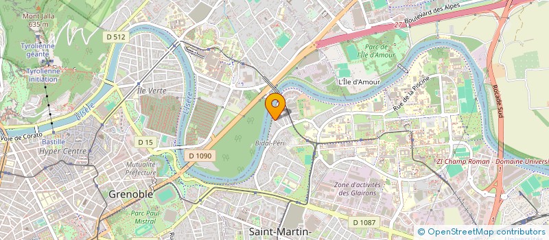 localisation de l'entreprise STE DAUPHINOISE APPLIC RESINE à SAINT-MARTIN-D'HERES