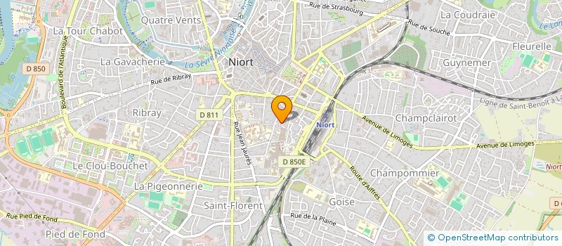 localisation de l'entreprise STE DE BOULE DE L YSER  NIORT