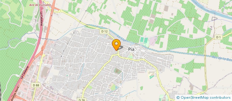 localisation de l'entreprise STE DE CARRELAGE ET DE MACONNERIE  PIA