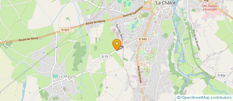 localisation de l'entreprise STE DE CHASSE DU MAGNY à LE MAGNY