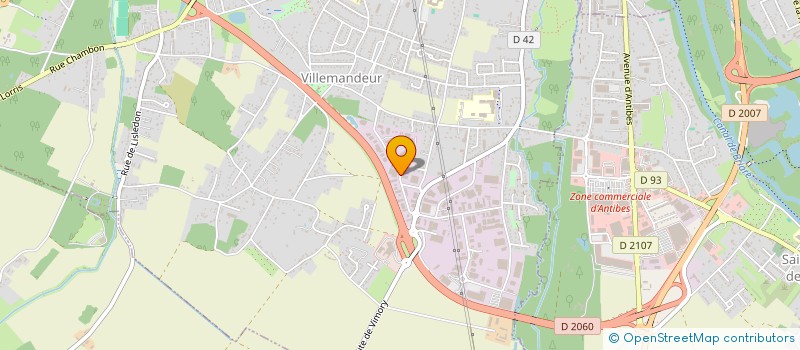 localisation de l'entreprise STE DE CHAUDRONNERIE BEAUNOISE à VILLEMANDEUR