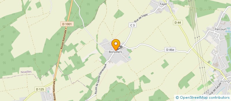 localisation de l'entreprise STE DE CONCOURS DE MORAINVAL à CAUVIGNY
