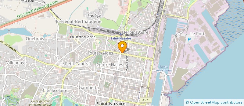 localisation de l'entreprise STE DE CONSTRUCTION DES PAYS DE LOIRE  SAINT-NAZAIRE