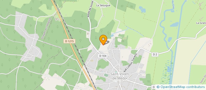 localisation de l'entreprise STE DE COURSES DE ST VIVIEN DE MEDOC  SAINT-VIVIEN-DE-MEDOC