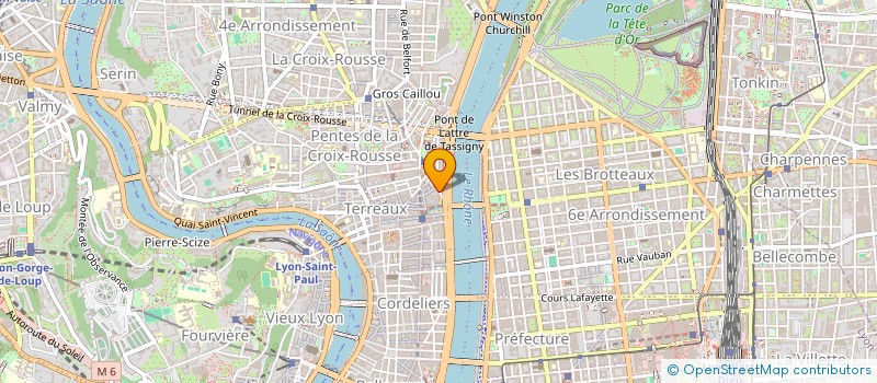 localisation de l'entreprise STE DE DEMOL & TERRASS ET CIE  LYON