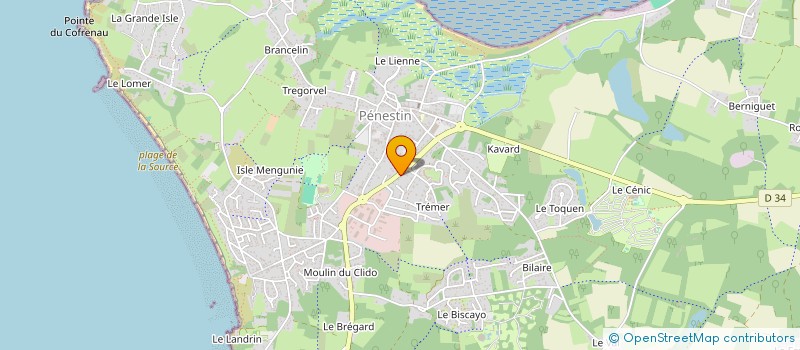 localisation de l'entreprise STE DE DIFFUS DE L HOMEOPATHIE à PENESTIN