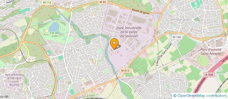 localisation de l'entreprise STE DE DISTRIBUTION BB  VENDARGUES