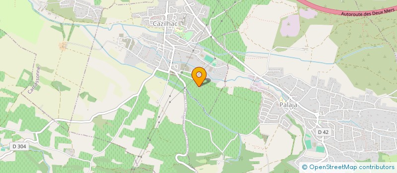 localisation de l'entreprise STE DE DISTRIBUTION DES VIGNOBLES SARRAIL  CAZILHAC