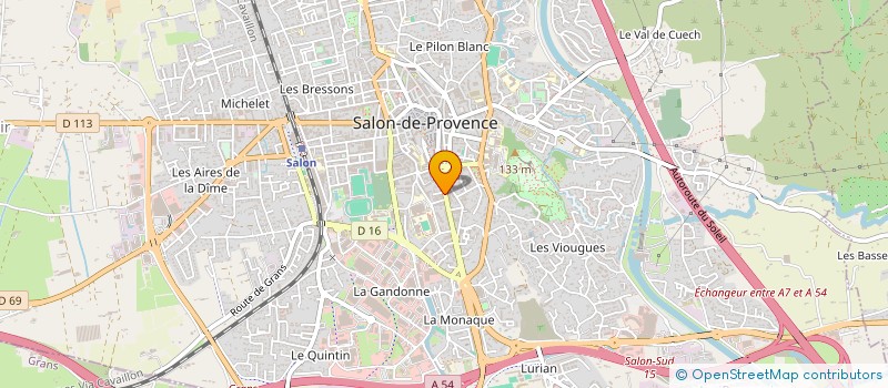 localisation de l'entreprise STE DE DISTRIBUTION PAR INTERNET  SALON-DE-PROVENCE