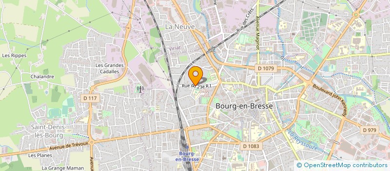 localisation de l'entreprise STE DE FAIT A.GIBAND ET E.GIBAND à BOURG-EN-BRESSE