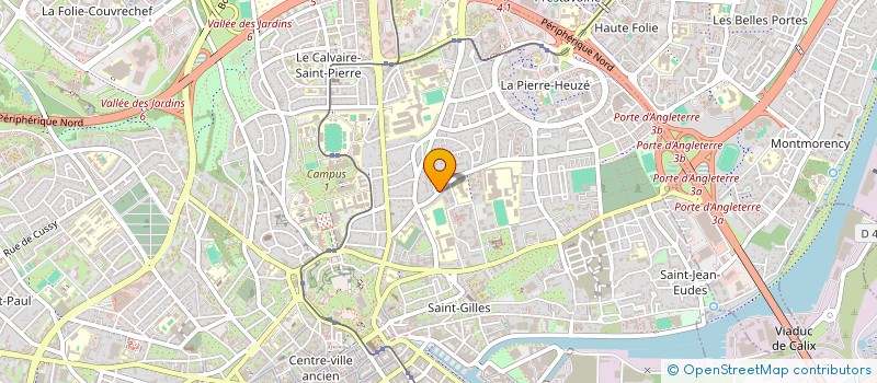 localisation de l'entreprise STE DE FAIT AUGER MERCIER PIMONT à CAEN