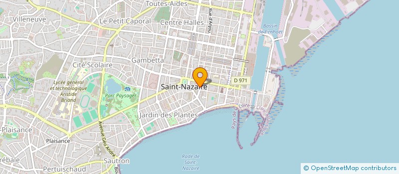 localisation de l'entreprise STE DE FAIT BARRAUD GRIACHE MAHE à SAINT-NAZAIRE