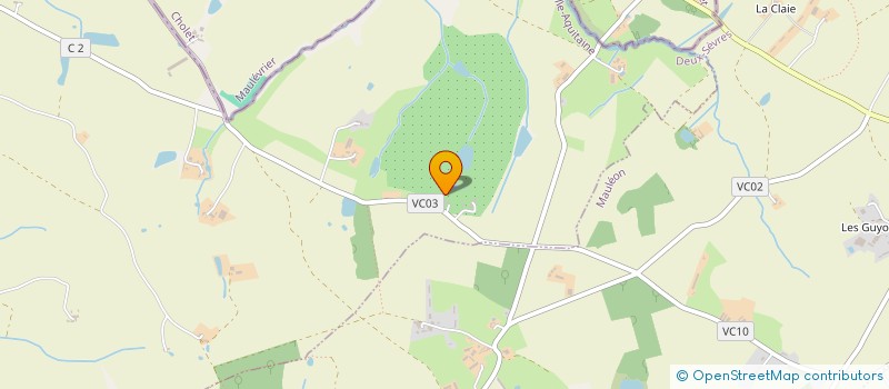 localisation de l'entreprise STE DE FAIT BORDES INDIVISION  SAINT-PIERRE-DES-ECHAUBROGNES