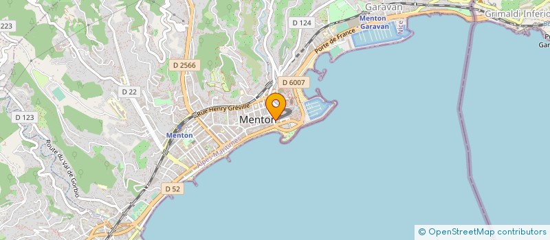 localisation de l'entreprise STE DE FAIT BOUHANNA BEATRICE ET THIERRY à MENTON