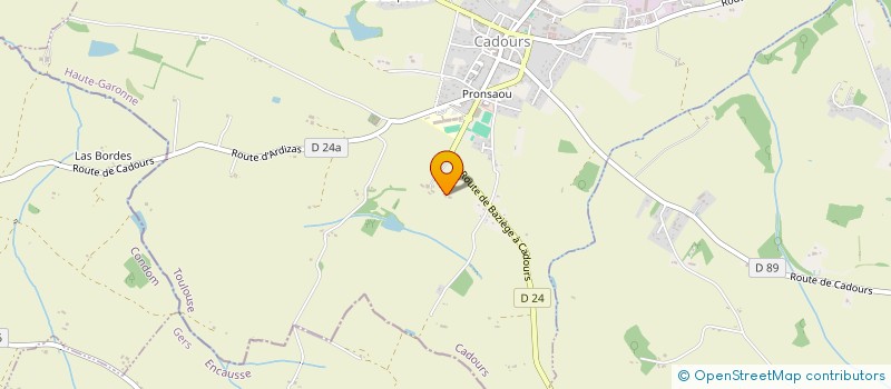 localisation de l'entreprise STE DE FAIT CONSTANS ROBERT ET JEANINE  CADOURS