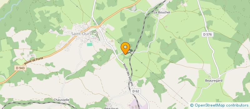 localisation de l'entreprise STE DE FAIT ERCOLANI ET BRUN  SAINT-OURS