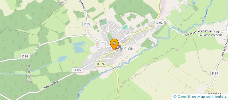 localisation de l'entreprise STE DE FAIT GRADOS DAMIEN ET ALBAN à ERVY-LE-CHATEL
