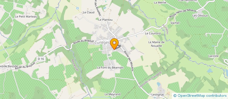 localisation de l'entreprise STE DE FAIT LABOYE  GAGEAC-ET-ROUILLAC