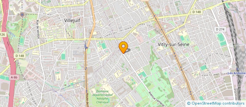 localisation de l'entreprise STE DE FAIT MANSOURI ET AKSOU  VITRY-SUR-SEINE