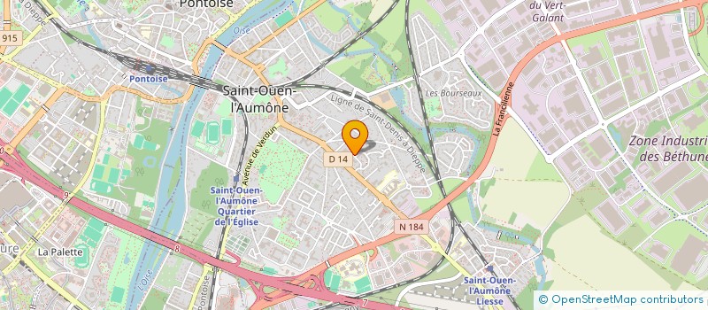 localisation de l'entreprise STE DE FAIT MARGEOT ABDUL à SAINT-OUEN-L'AUMONE